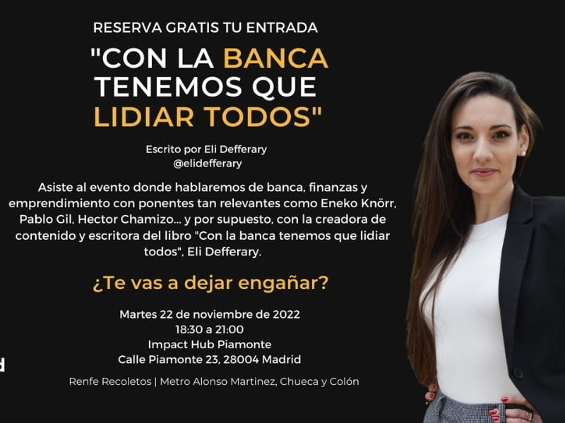 Con la banca tenemos que lidiar todos