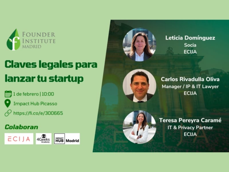 Claves legales para lanzar tu startup. Founders Institute