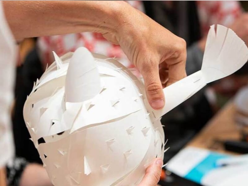 Taller peces de papel