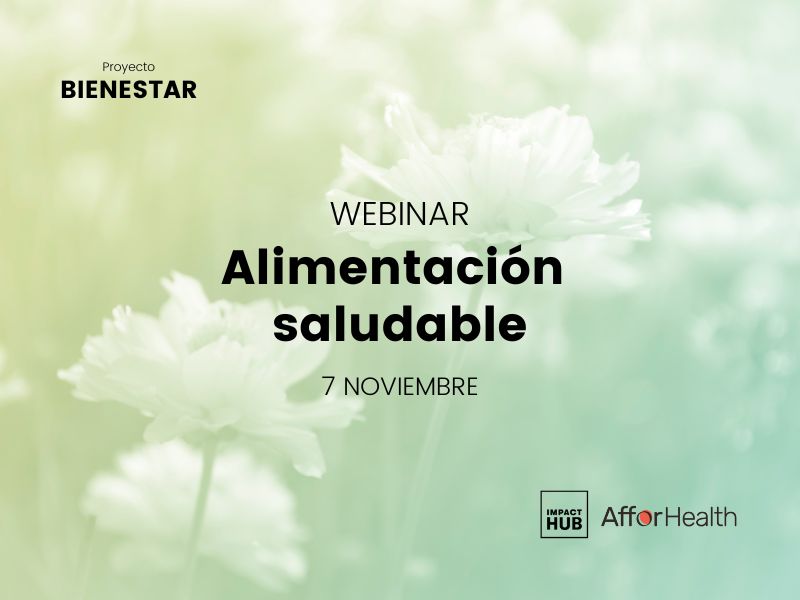 Webinar: Alimentación saludable