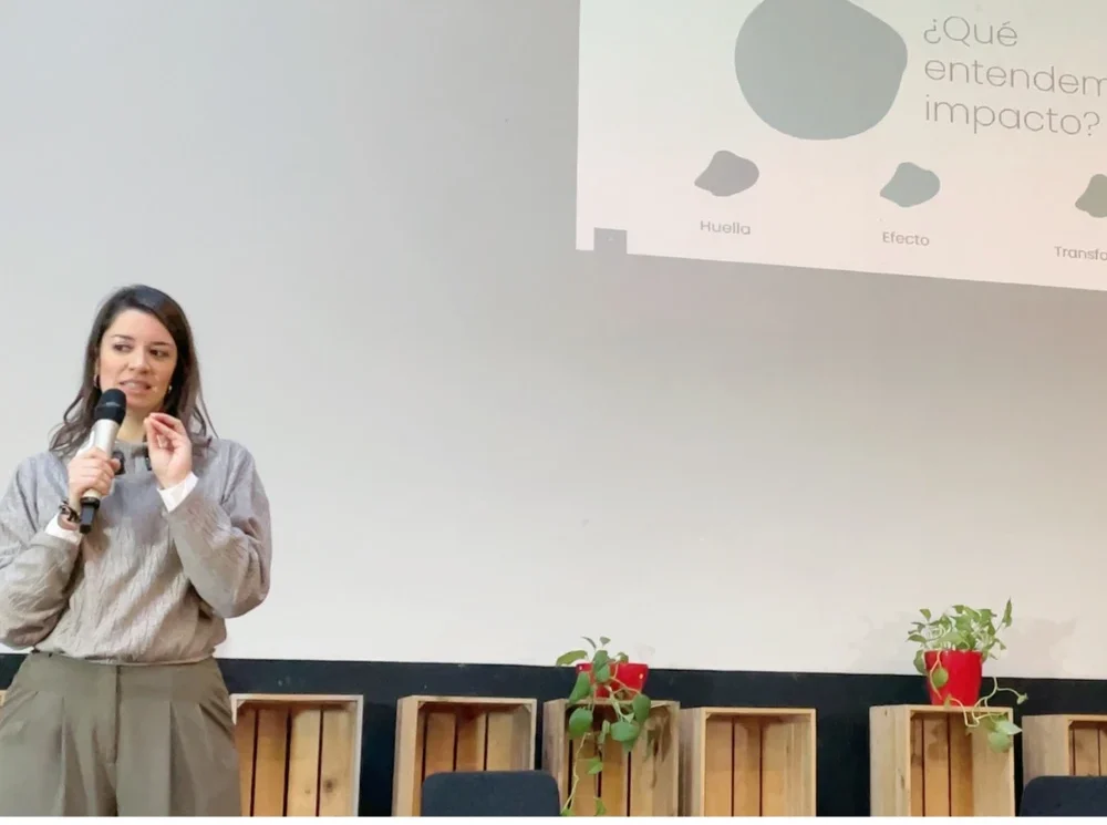 Taller de Ana Delgado sobre la medición de impacto
