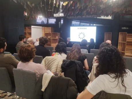 Remedios Zafra en jornada IA Ciudadana en Impact Hub Madrid