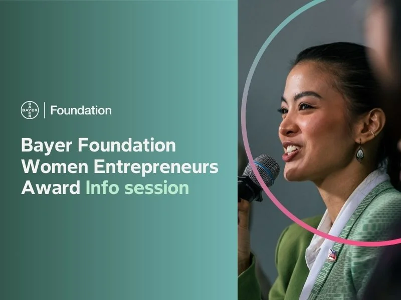 Sesión informativa: Bayer Foundation Women Entrepreneurs Award 2026