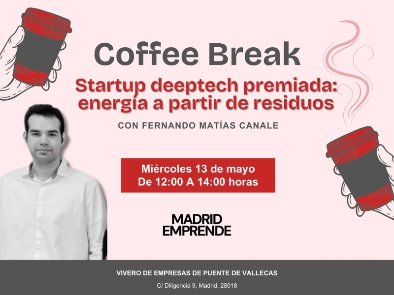 Charla: Innovación y economía circular: Cómo convertir residuos en energía y construir una startup deeptech