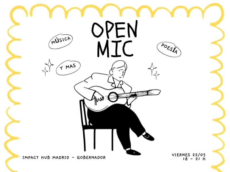Open Mic artístico: música, poesía ¡y lo que surja!