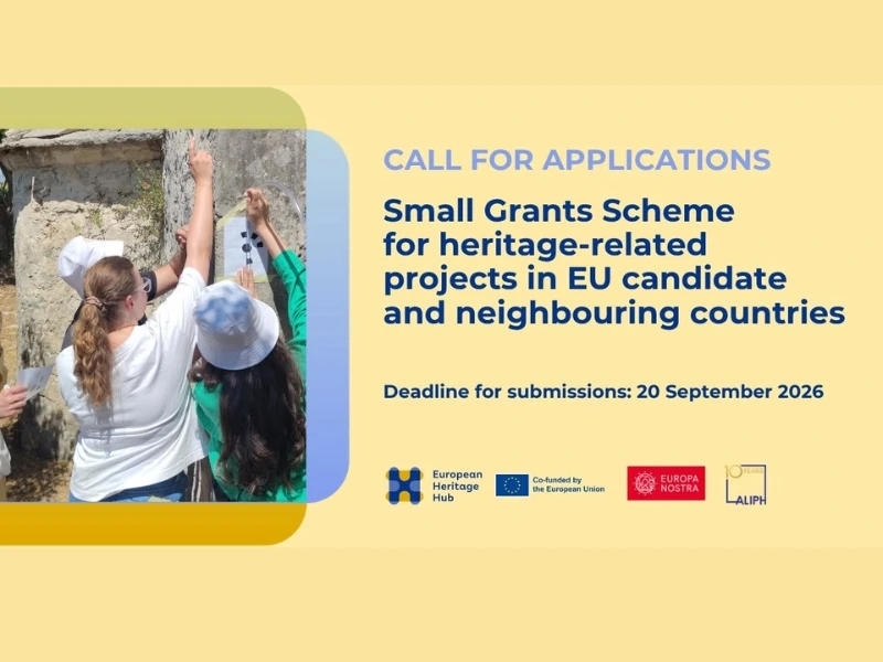 Convocatoria: European Heritage Hub Small Grants Scheme (Second Edition)