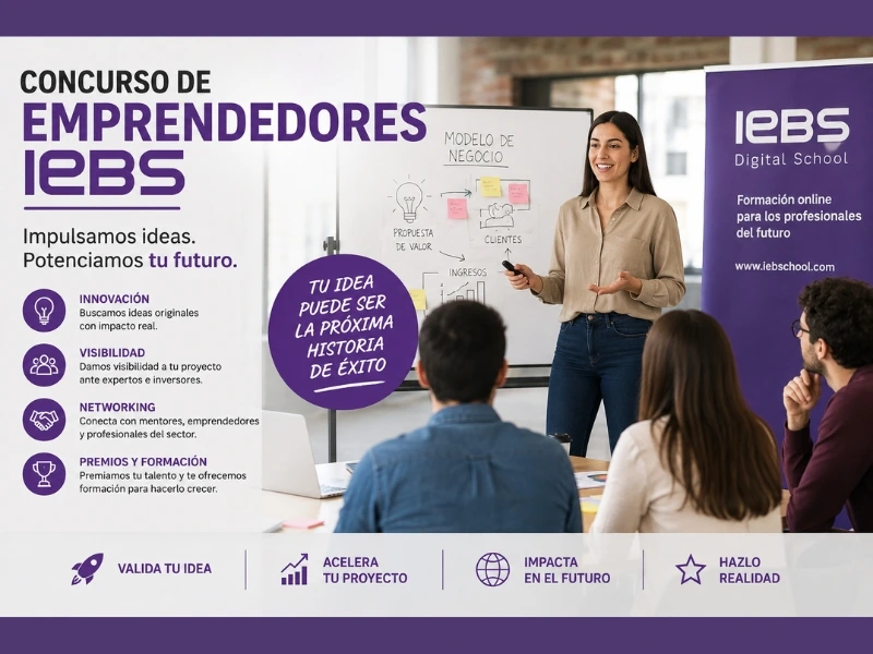 Convocatoria: Concurso Emprendedores 2026 de IEBS Business School
