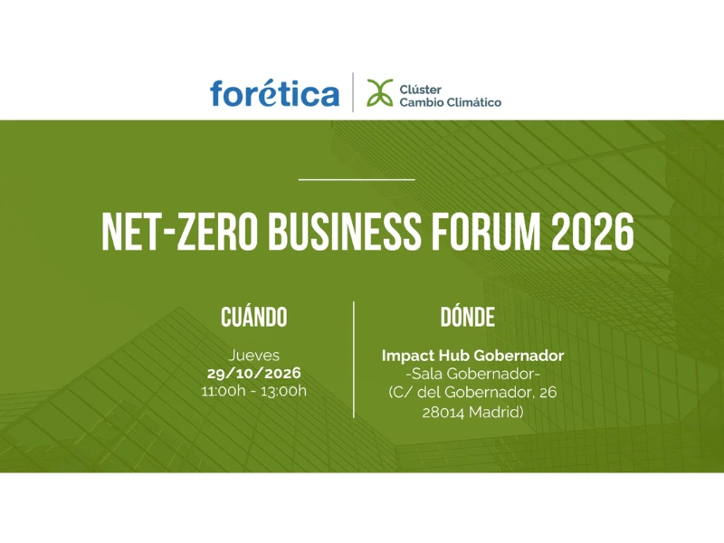 Net-Zero Business Forum 2026 de Forética