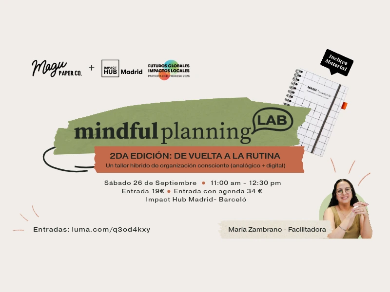Taller: Mindful Planning Lab #2 De vuelta a la rutina